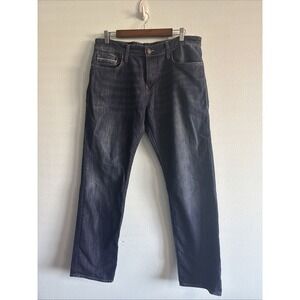 Mavi Myles Straight Leg Jeans Mens‎ 34X32 Dark Wash Mid- Rise
